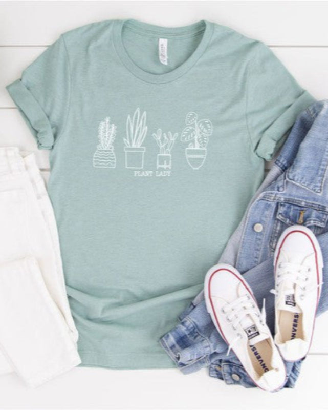 Just One More Succulents Graphic Soft Style Tee