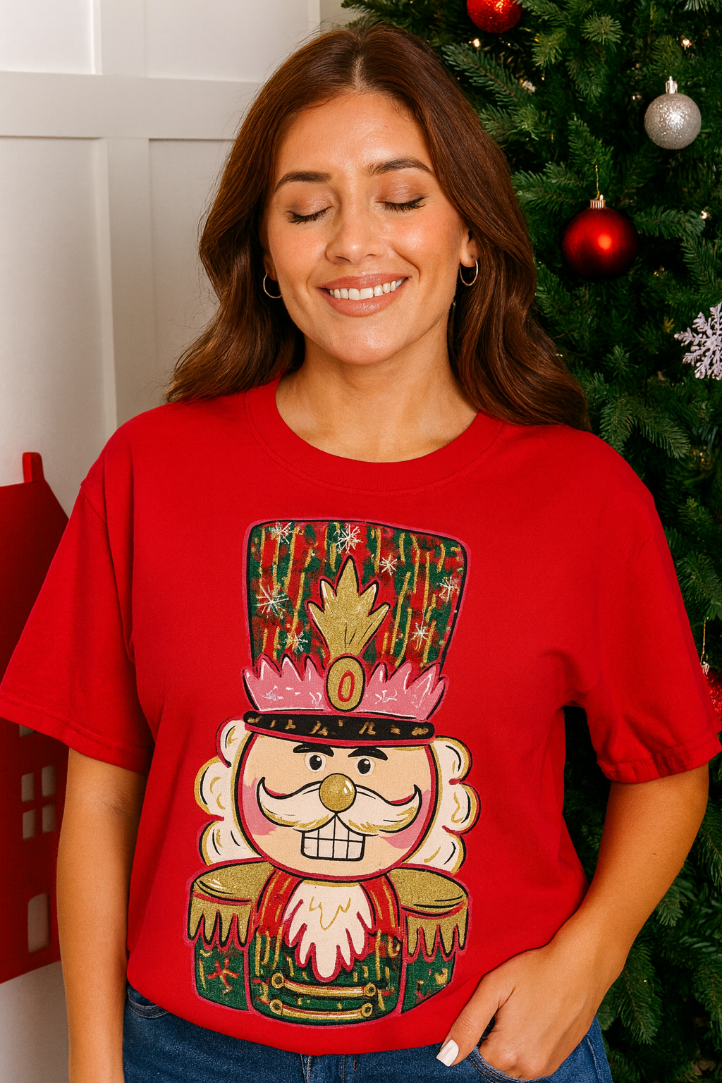 Holiday Nutcracker Graphic Tee and Sweatshirt