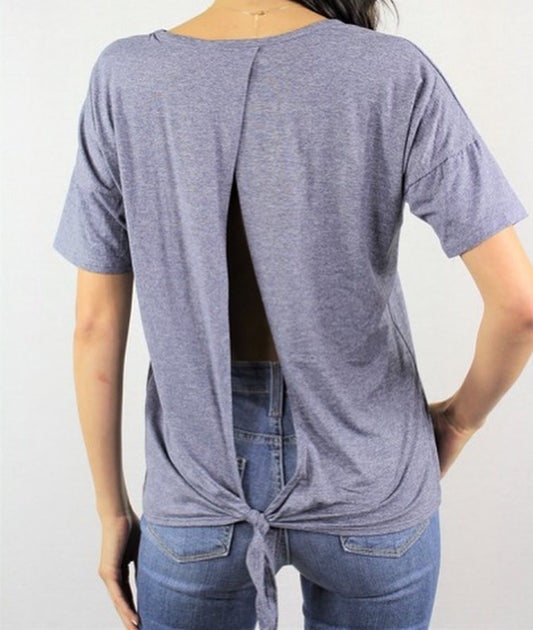 Kimberly Sports Tee (Open Back) Arnone Boutique