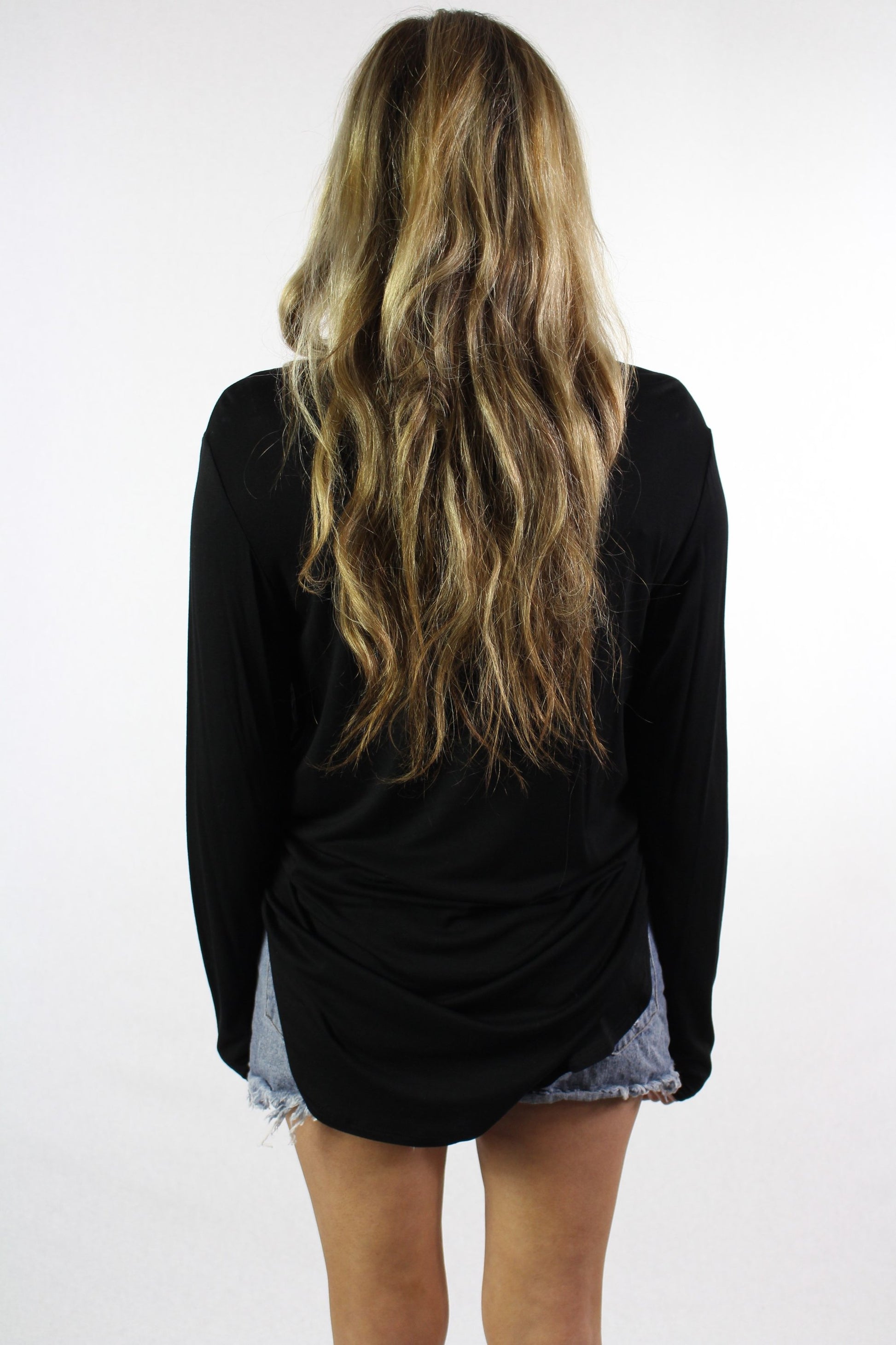 Jennifer Long Sleeve w/ Front Criss Cross Arnone Boutique