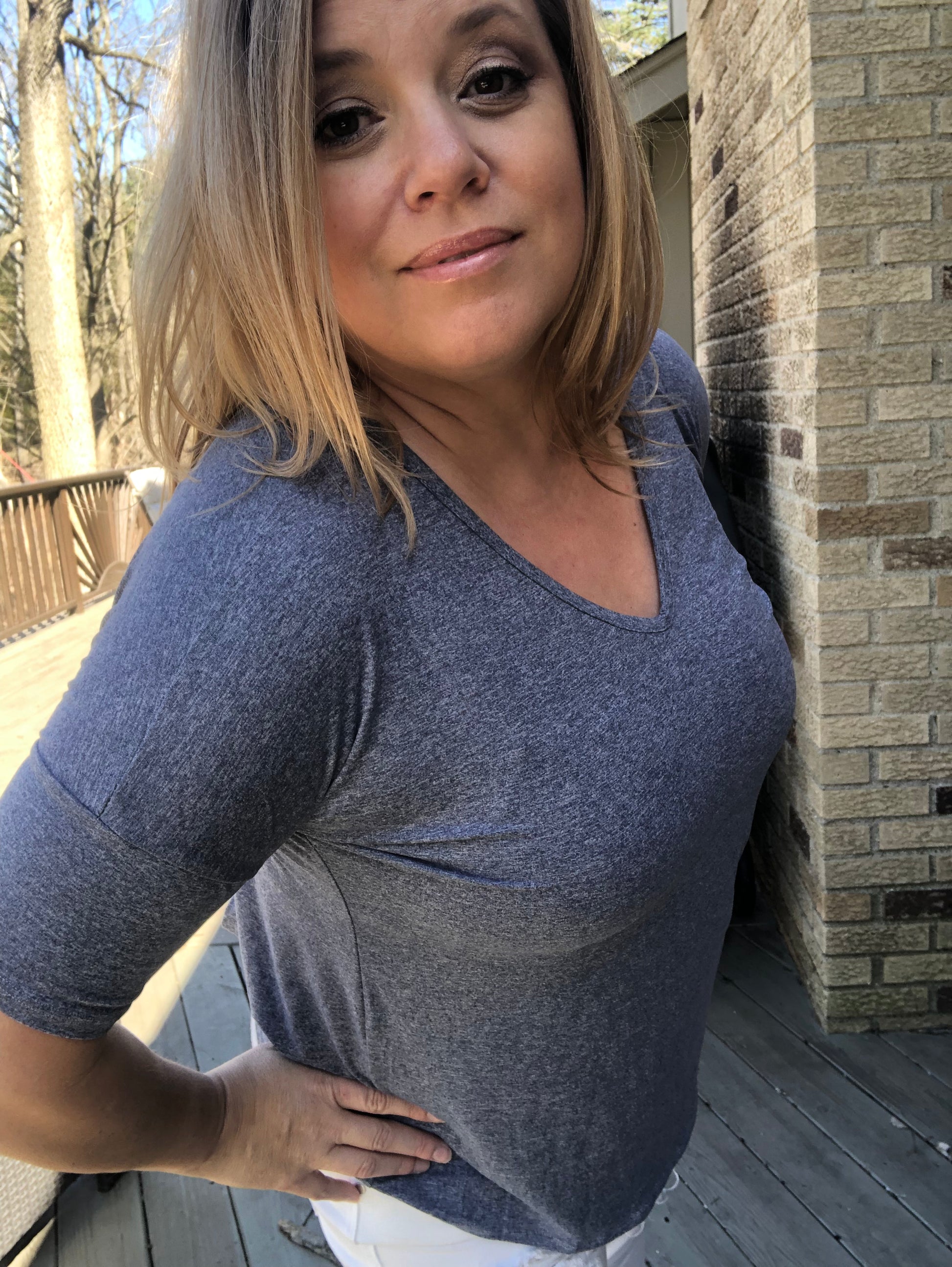 Kimberly Sports Tee (Open Back) Arnone Boutique