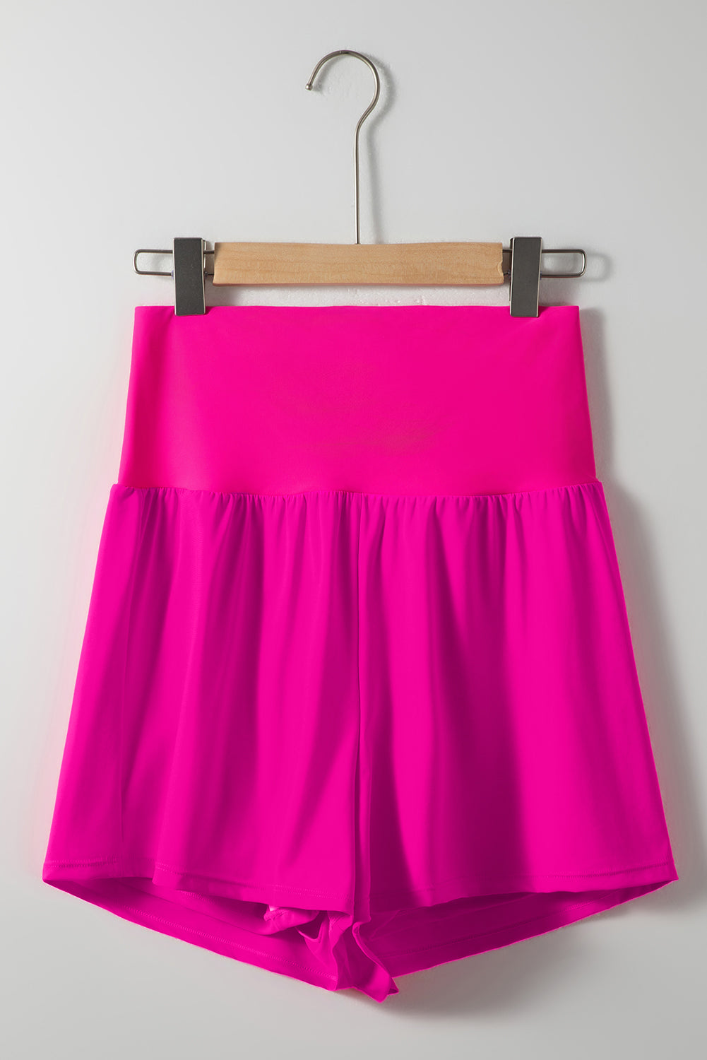 Pocketed Wide Waistband Swim Shorts