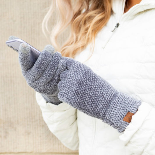 Oh So Soft Chenille Touch Gloves