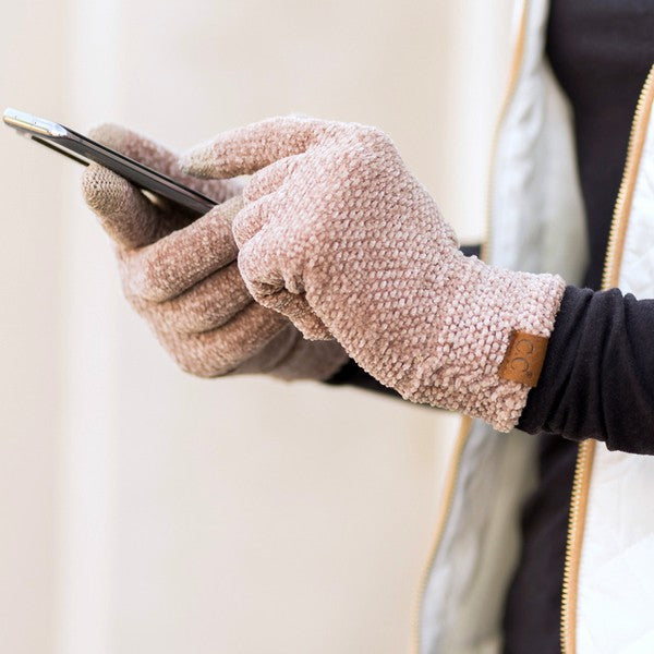 Oh So Soft Chenille Touch Gloves