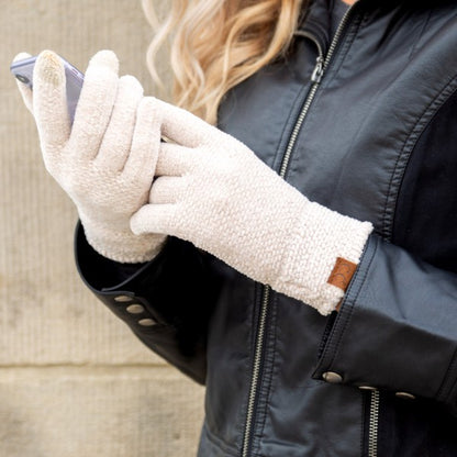 Oh So Soft Chenille Touch Gloves