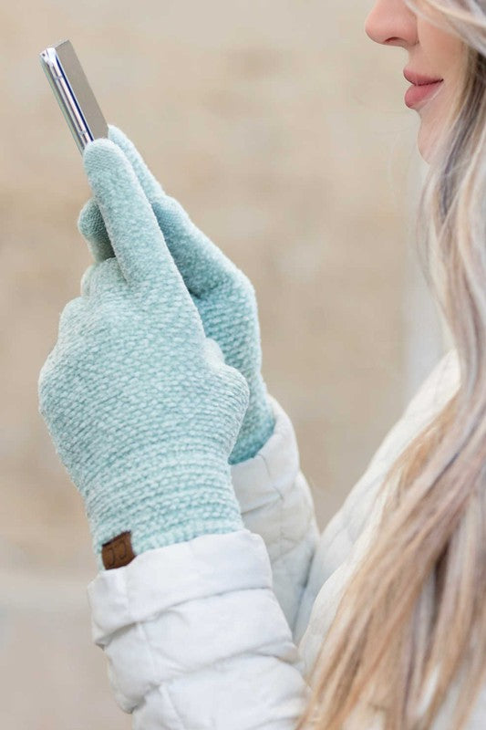 Oh So Soft Chenille Touch Gloves