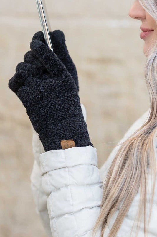 Oh So Soft Chenille Touch Gloves