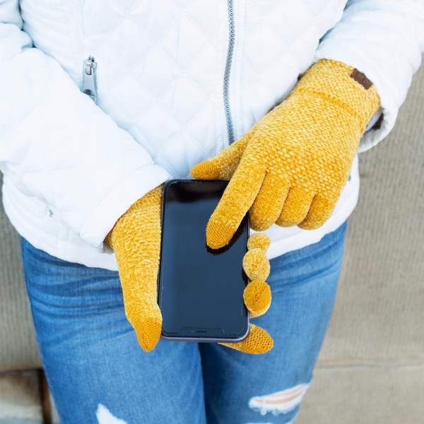 Oh So Soft Chenille Touch Gloves