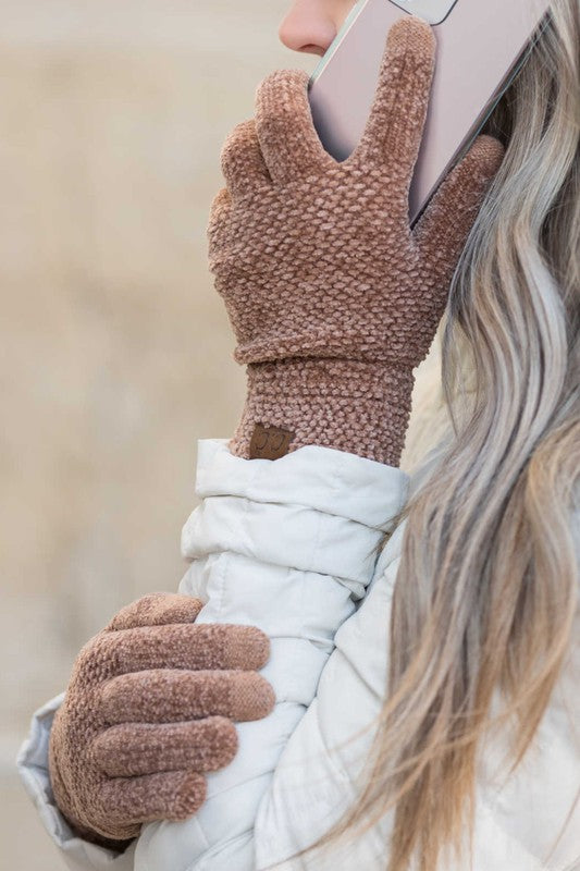 Oh So Soft Chenille Touch Gloves