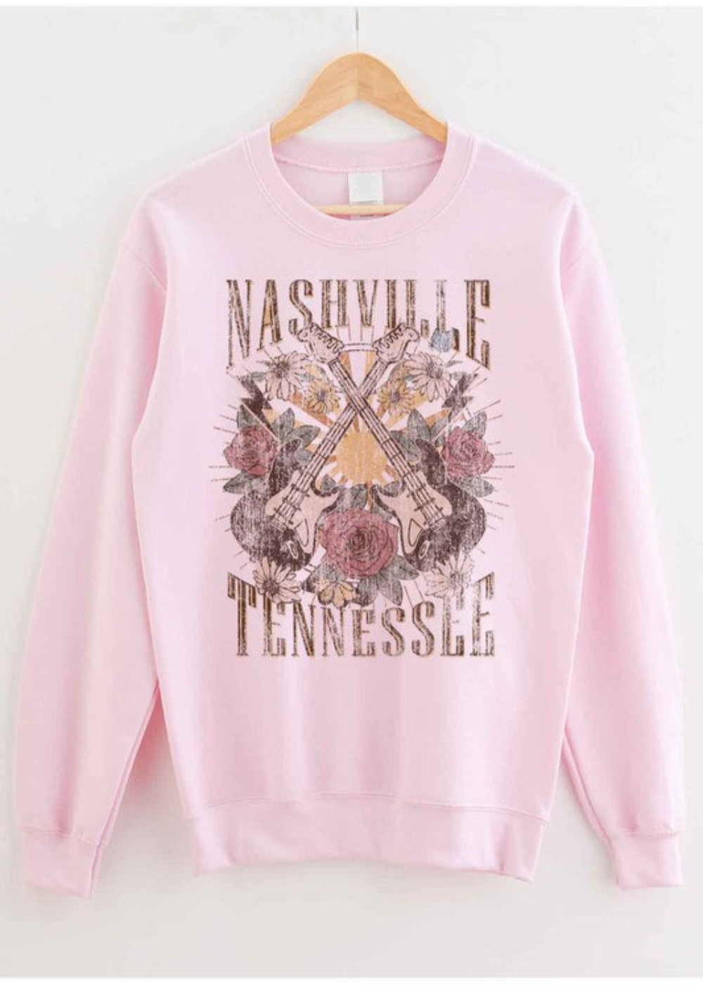 Nashville Tennessee Graphic Sweatshirt in CURVY SIZE ONLY