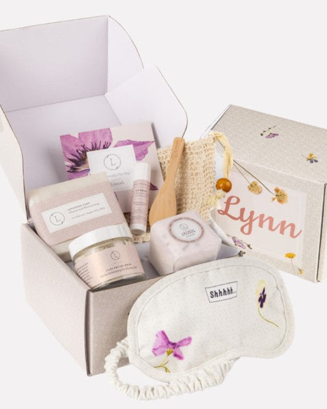 Cute Lavender Spa Gift Set