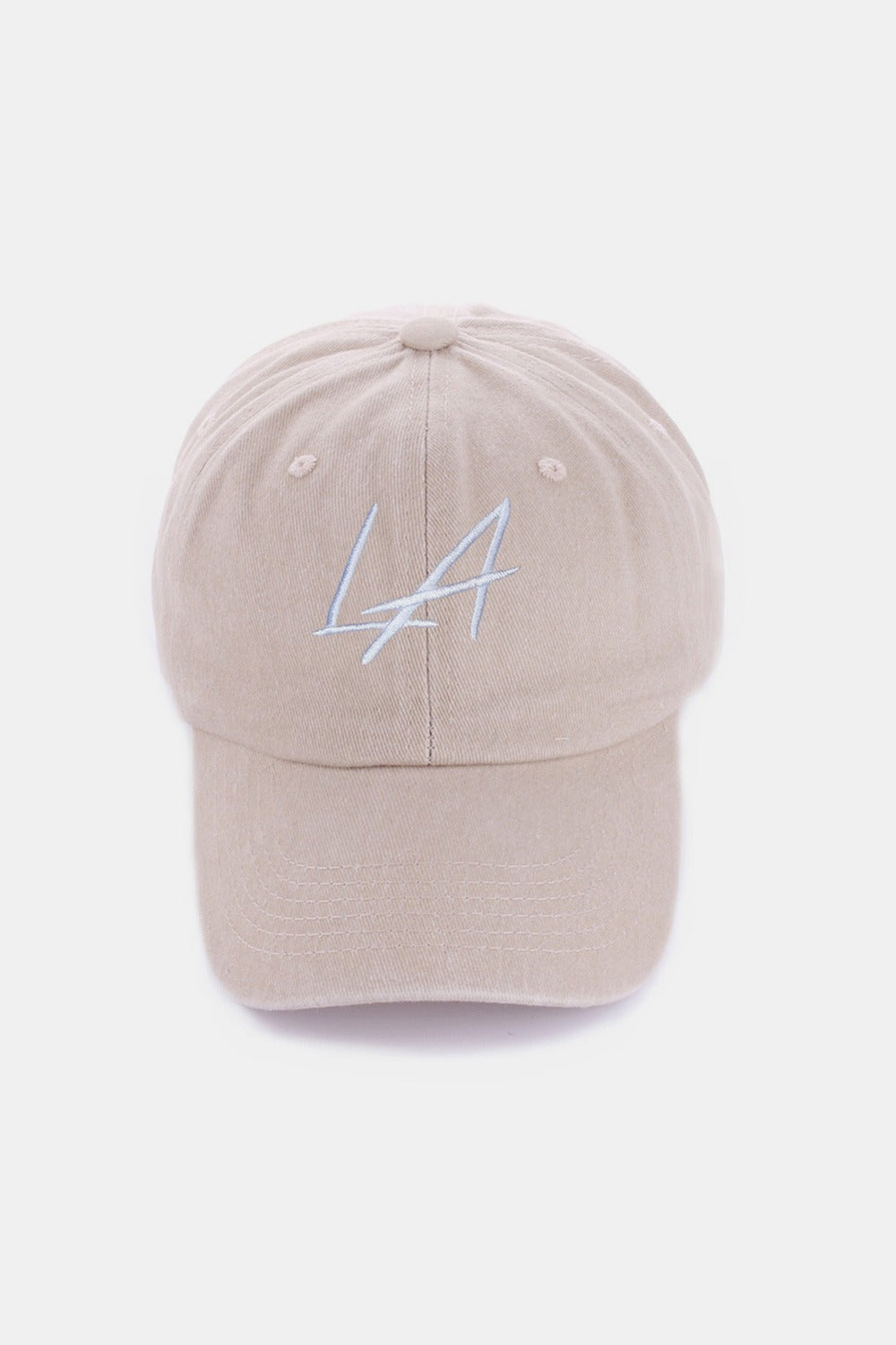 Washed Embroidered Baseball Cap NY or LA