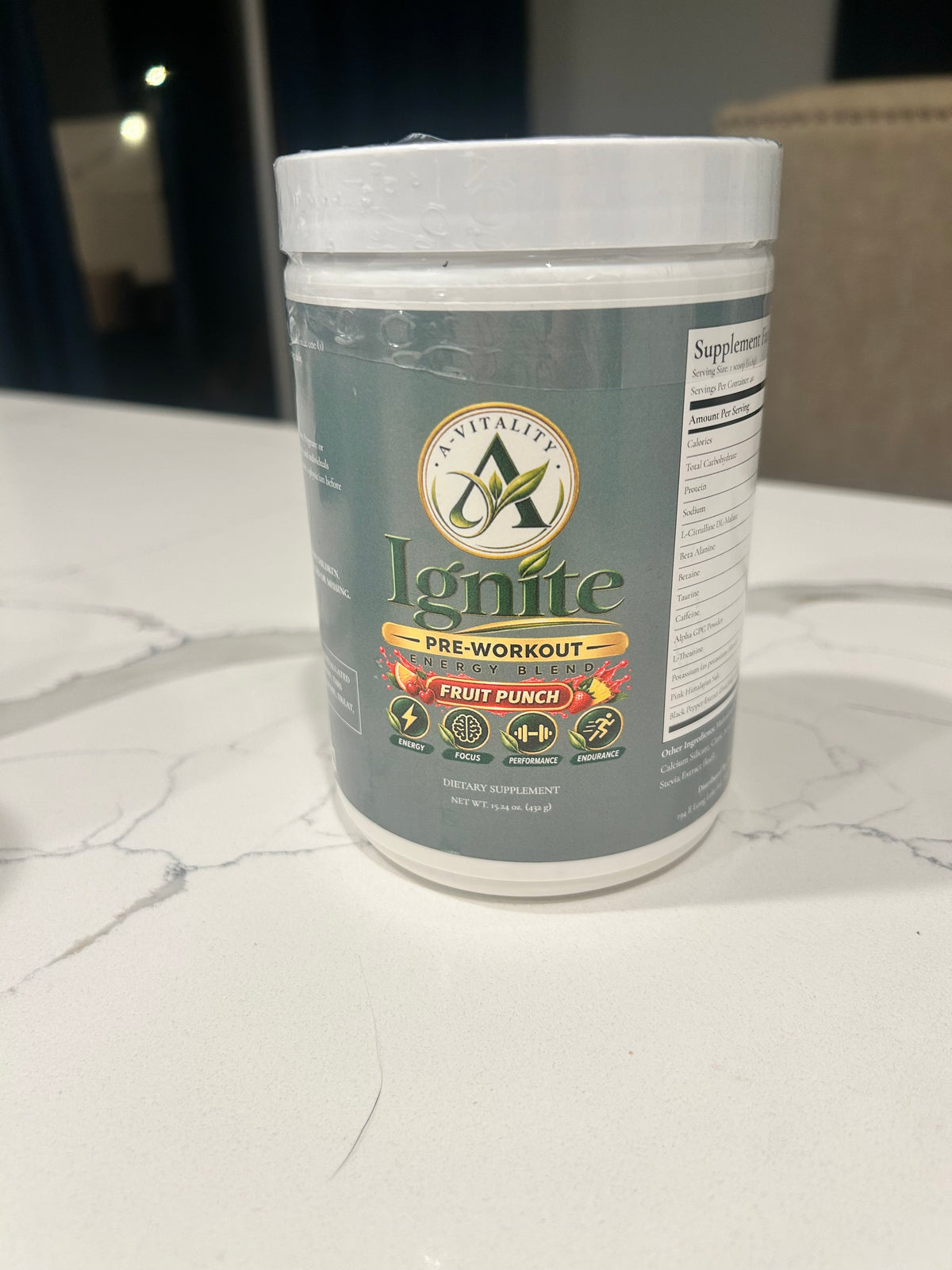 A-Vitality / IGNITE - Fruit Punch Pre Workout