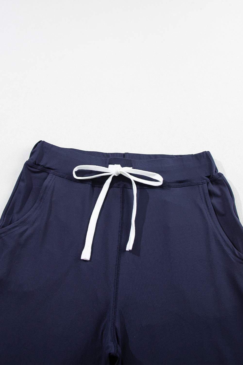 Drawstring Waist Pocketed Joggers