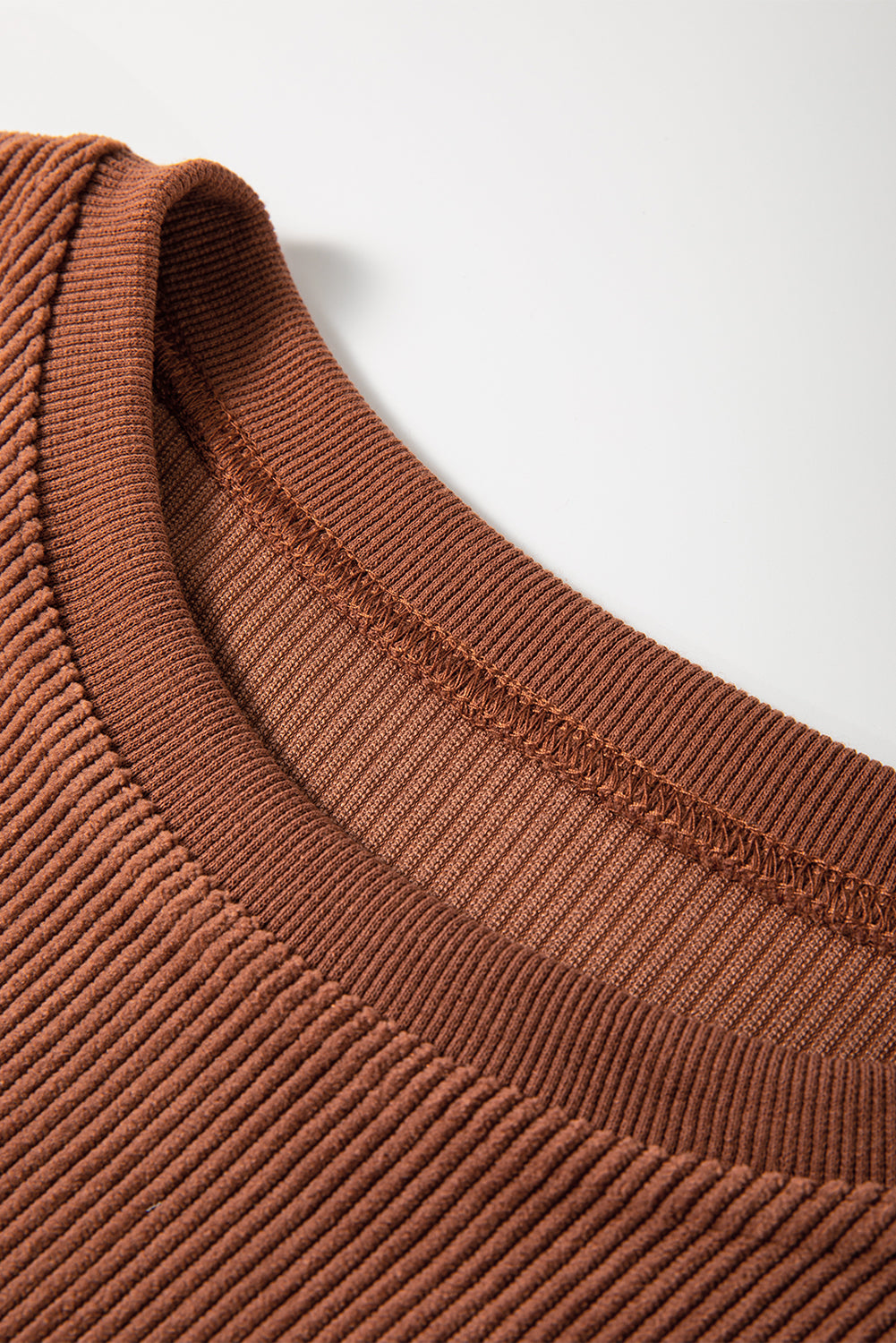 Ribbed Corduroy Oversized Sweatshirt