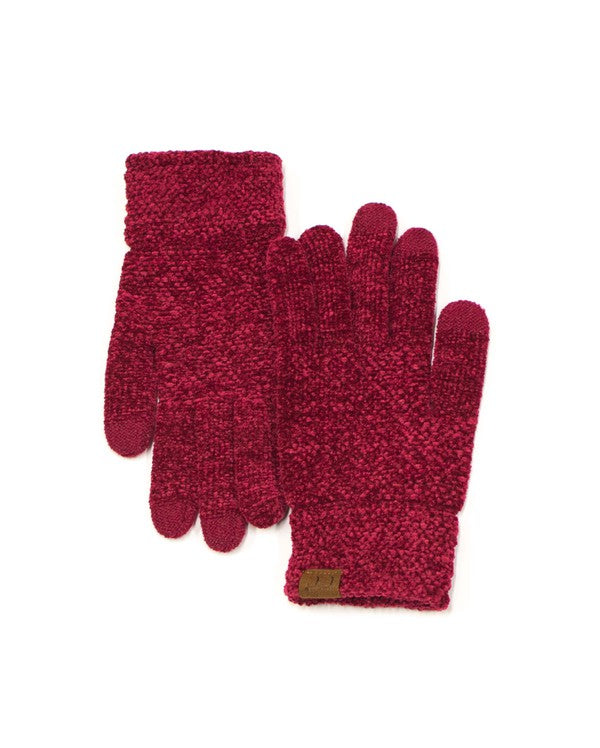 Oh So Soft Chenille Touch Gloves