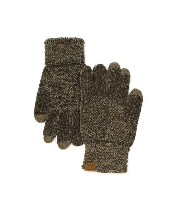 Oh So Soft Chenille Touch Gloves