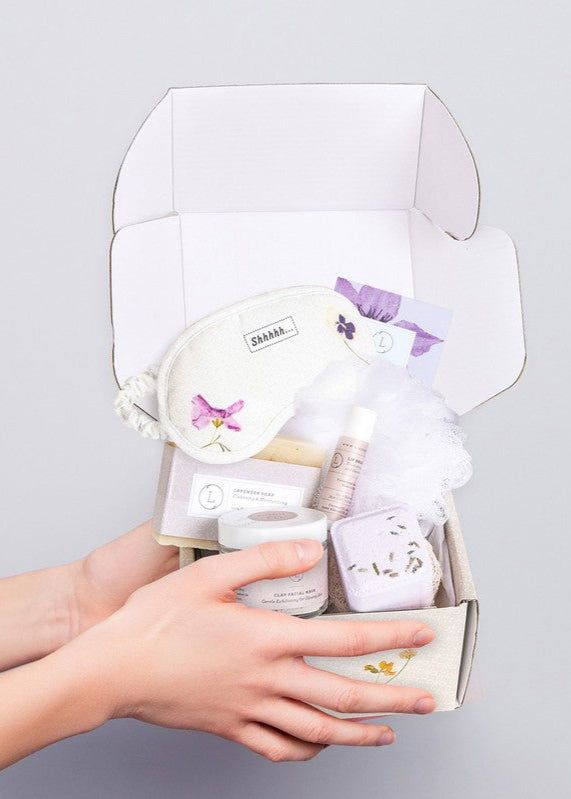 Cute Lavender Spa Gift Set