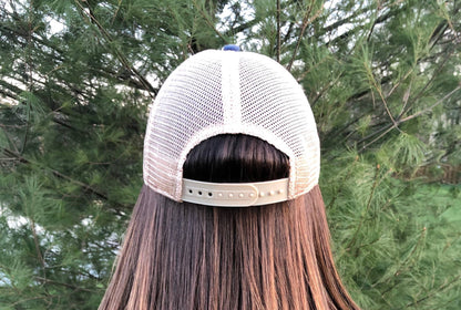 Glitter Christmas Tree Cap in Black (MADE IN USA)