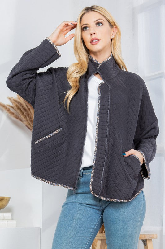 Quilt Jacket with Pockets (MADE IN USA)