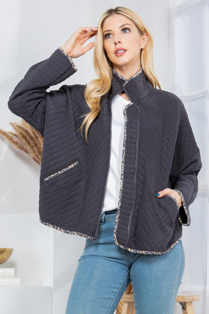 Quilt Jacket with Pockets (MADE IN USA)