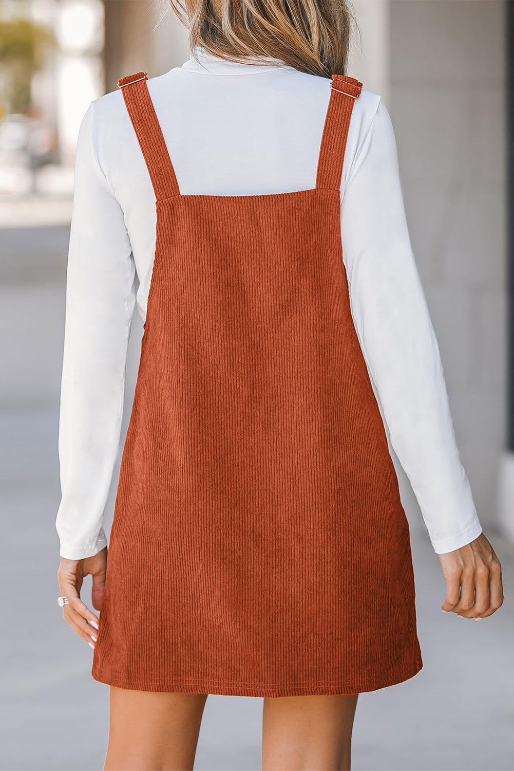 Corduroy Overall Dress