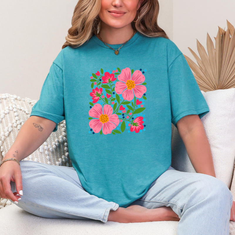 Floral Arrangement Graphic Tee