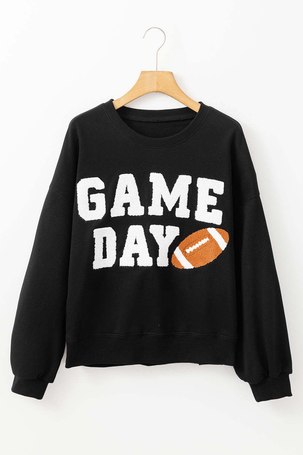 GAME DAY Graphic Varsity Pullover Sweatshirt