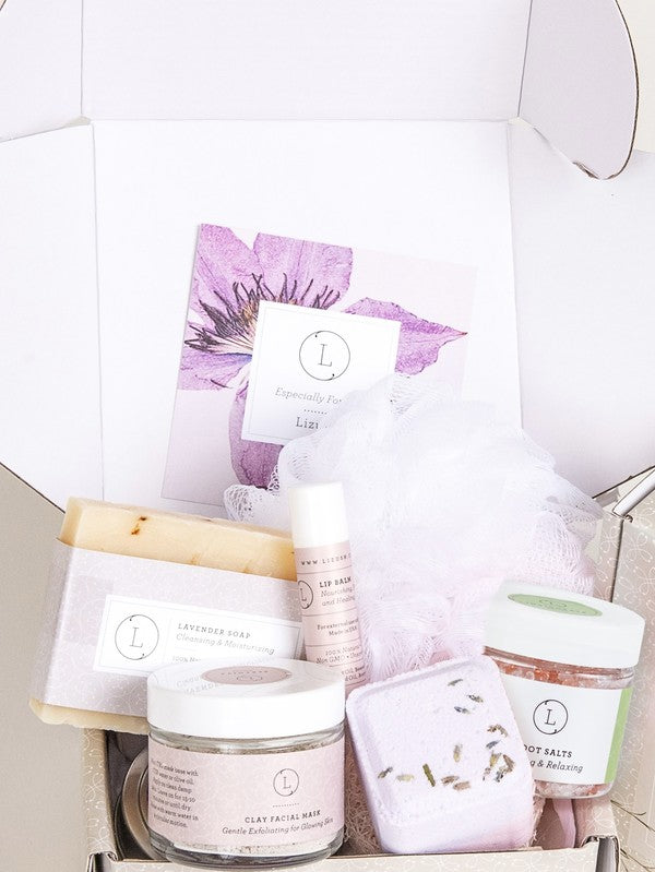 Cute Lavender Spa Gift Set