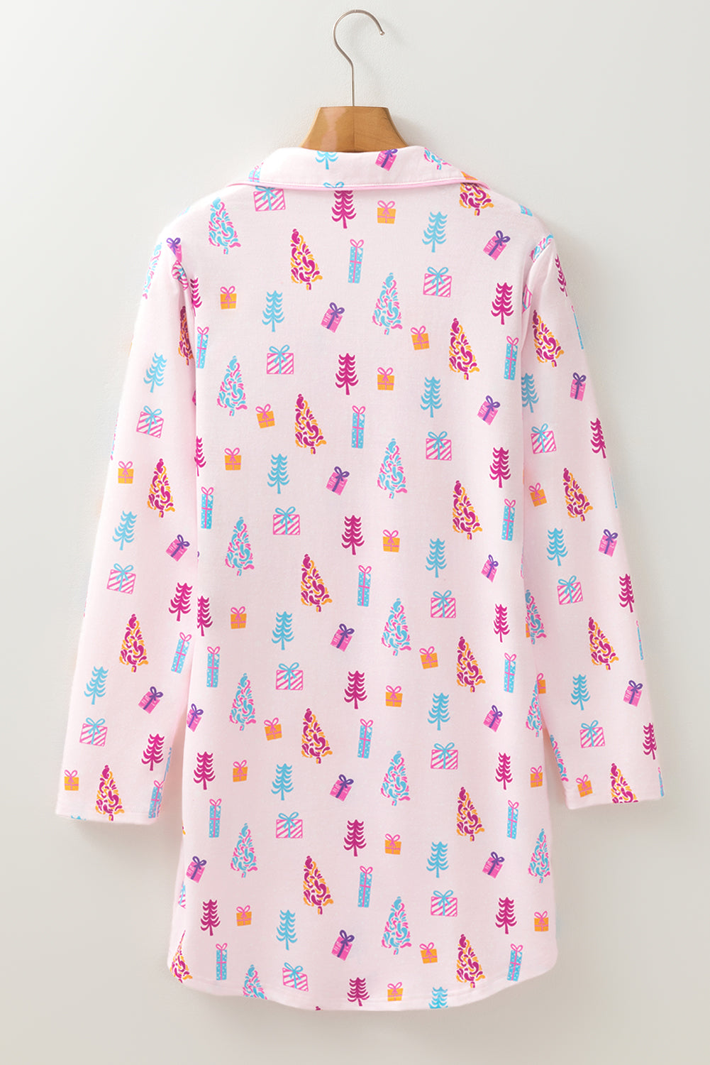 Pink Christmas Twinkle Tree Sleep Dress