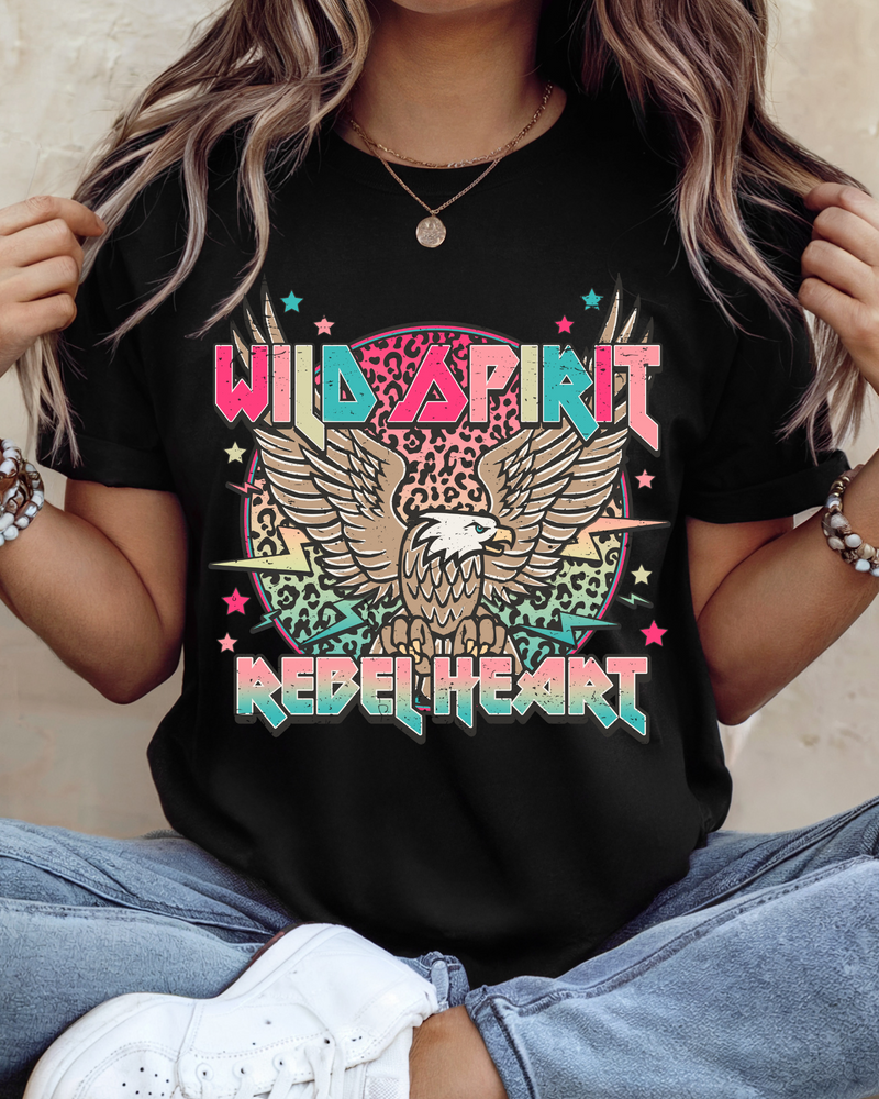 Wild Spirit Rebel Heart Graphic Tee