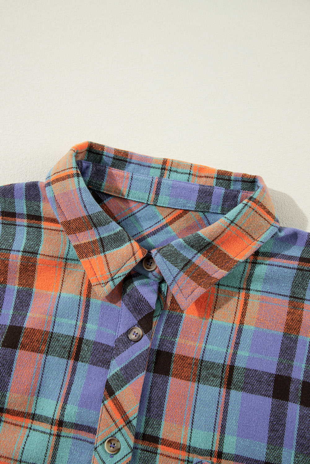 Plaid Print Loose Vintage Shirt