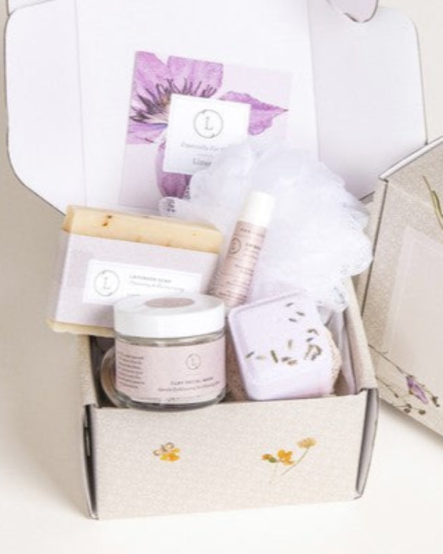 Cute Lavender Spa Gift Set