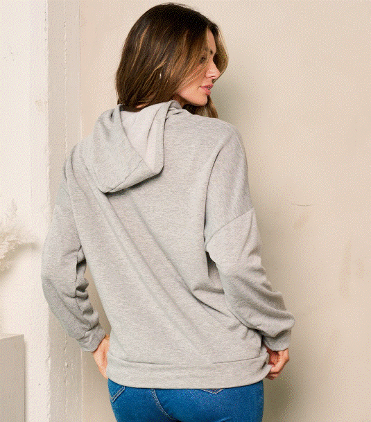 Butter Hoodie in Black or Heather Grey (MADE IN USA)