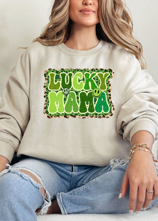 Lucky Mama Graphic Sweatshirt