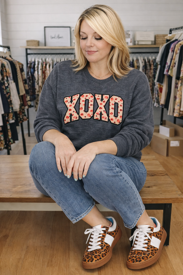 Quincy Low-Top Sneaker in Leopard Print