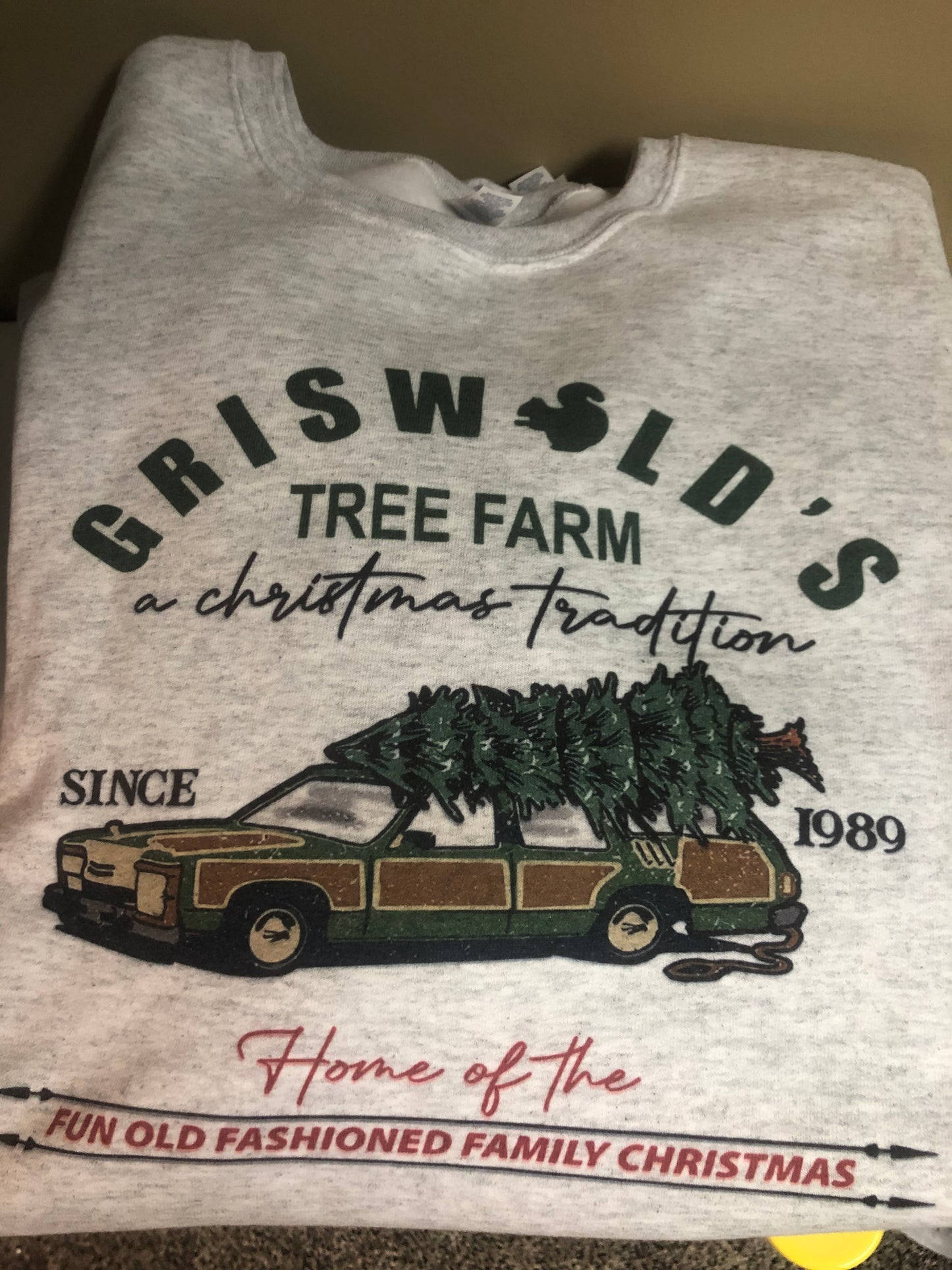 Griswold's Christmas Sweatshirt in Grey