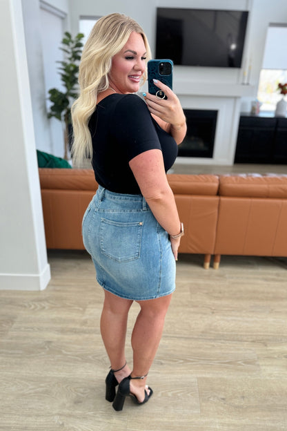 Haley High Rise Control Top Skirt by Judy Blue