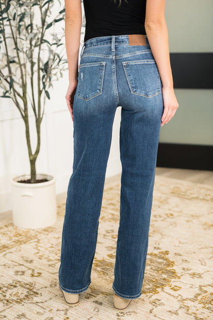 Julia High Rise 90's Straight Leg Jeans by Judy Blue