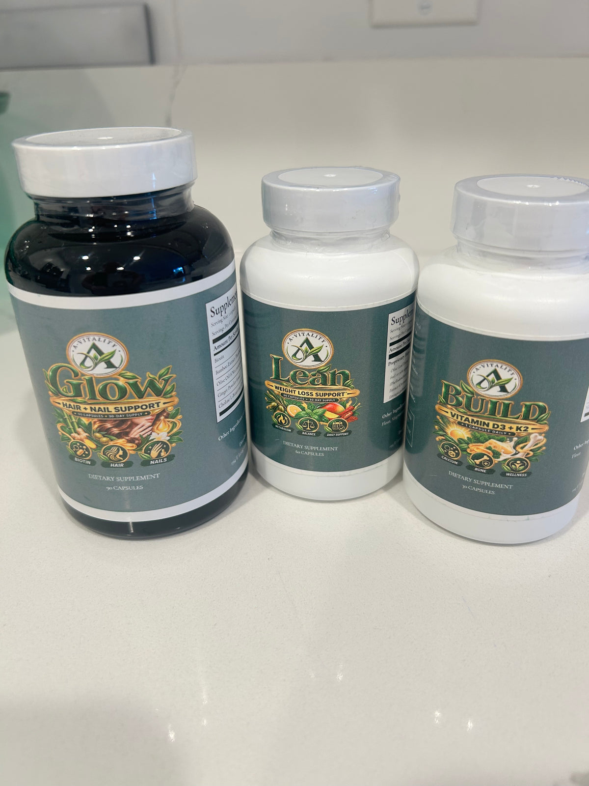 Glow, Lean & Build pill for health & wellness