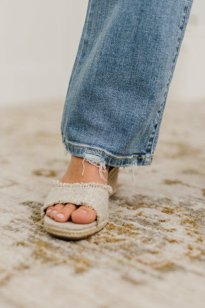 Lorena Mid Rise Vintage Wash Bootcut Jeans by Judy Blue