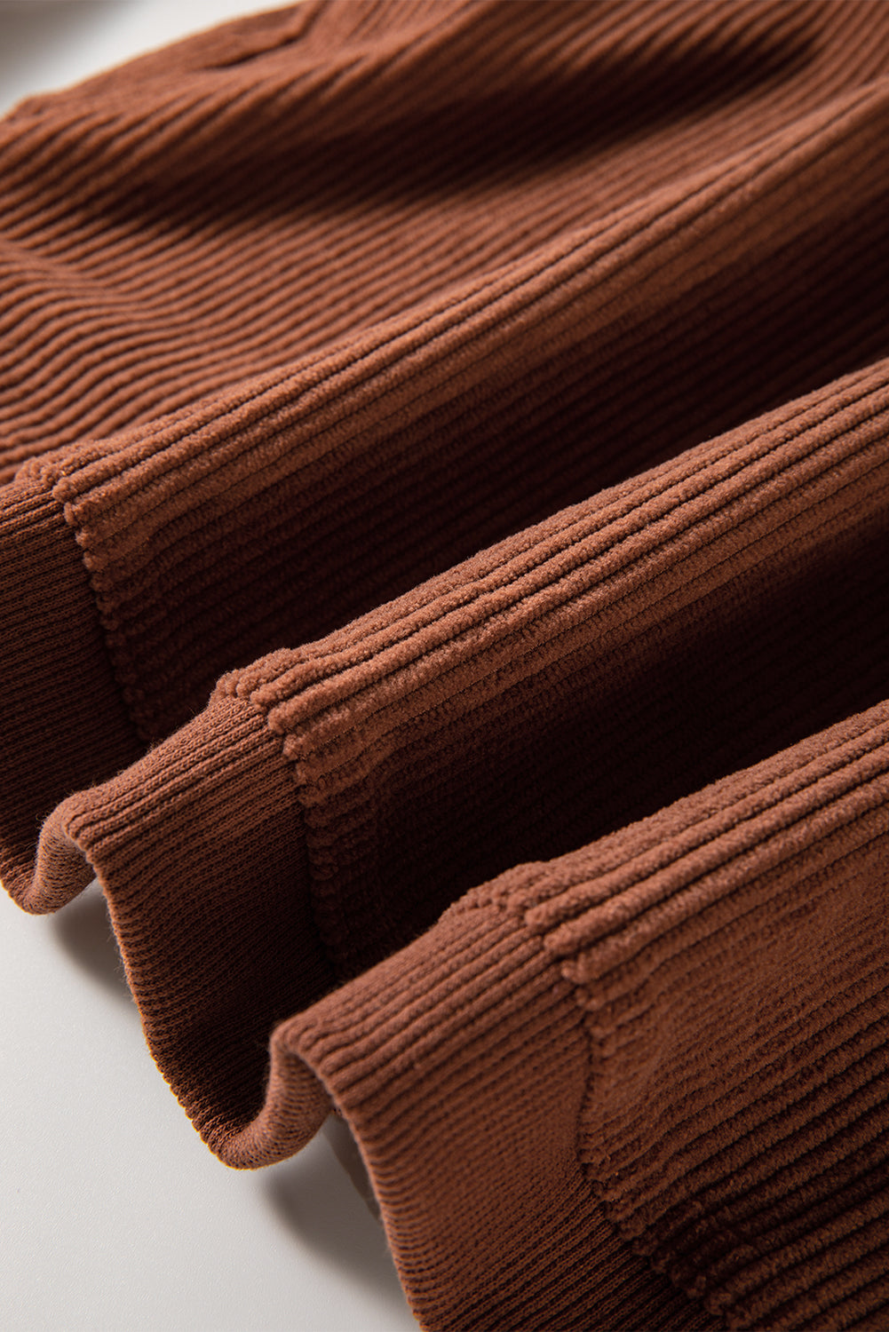 Ribbed Corduroy Oversized Sweatshirt