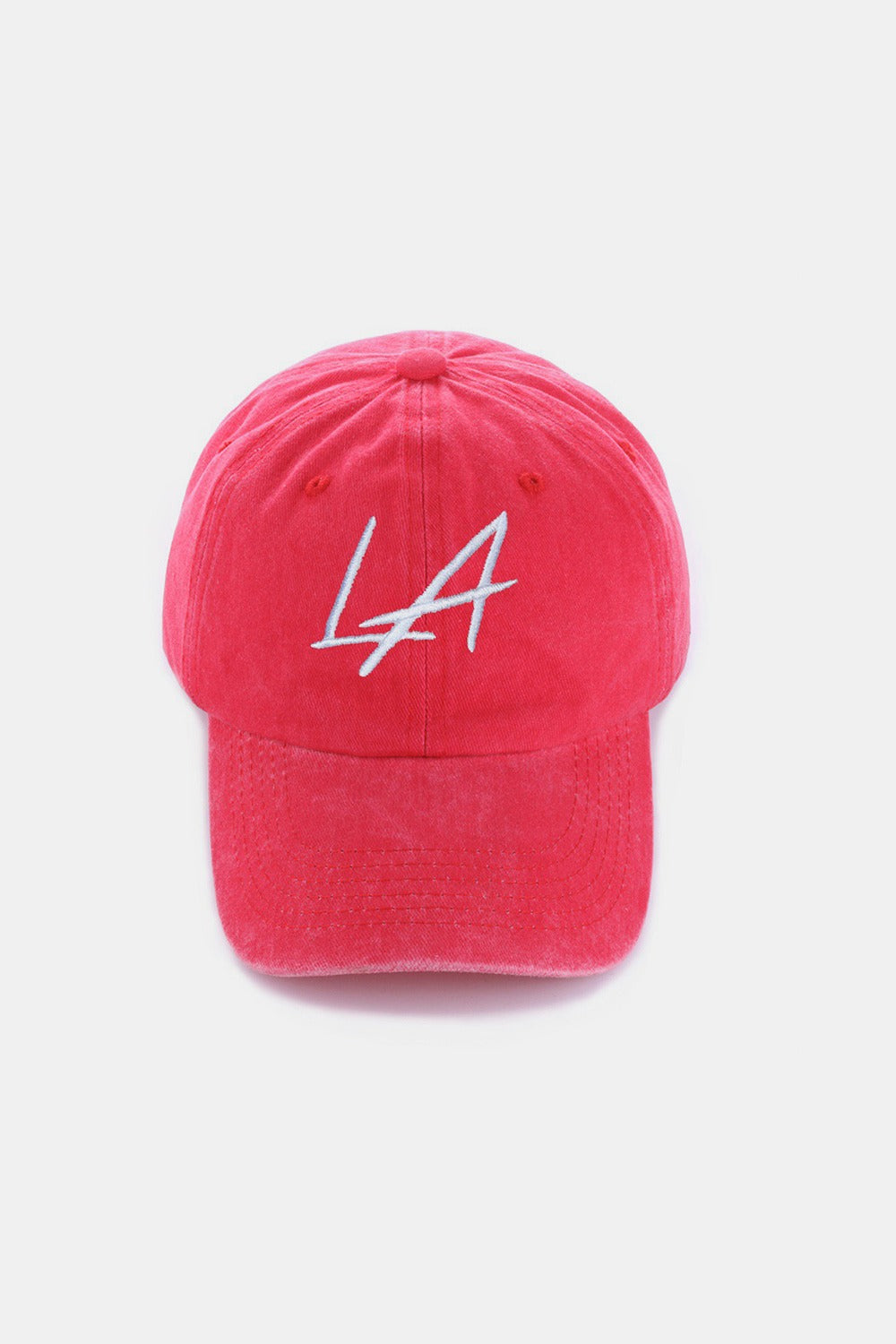 Washed Embroidered Baseball Cap NY or LA