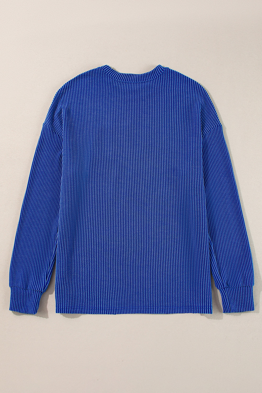 Bluing Corded GAME DAY Long Sleeve Top