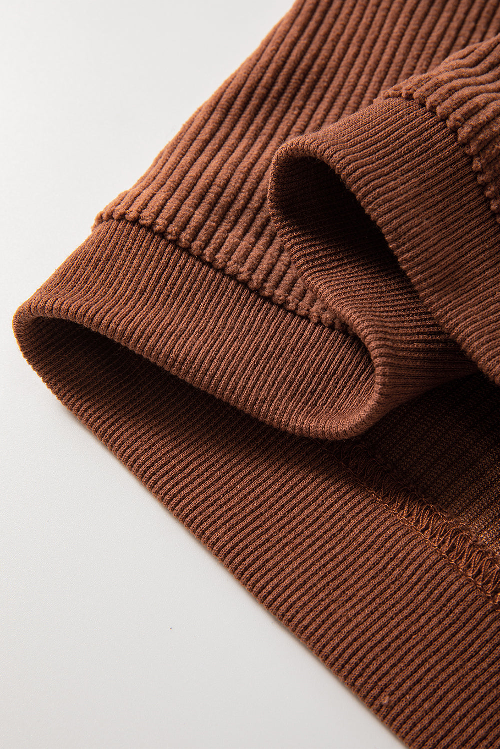 Ribbed Corduroy Oversized Sweatshirt