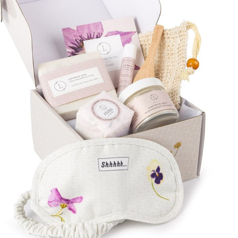 Cute Lavender Spa Gift Set