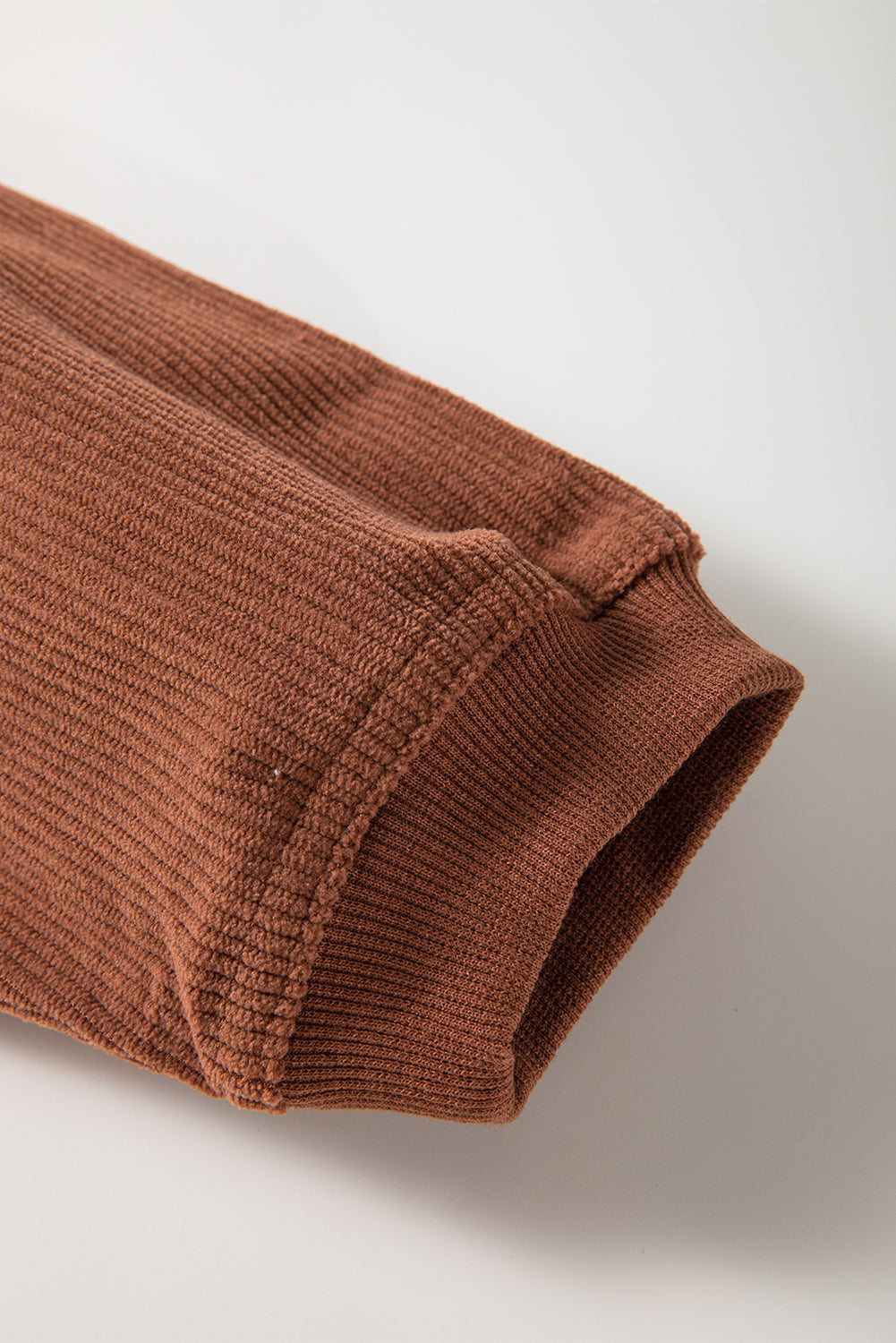 Ribbed Corduroy Oversized Sweatshirt