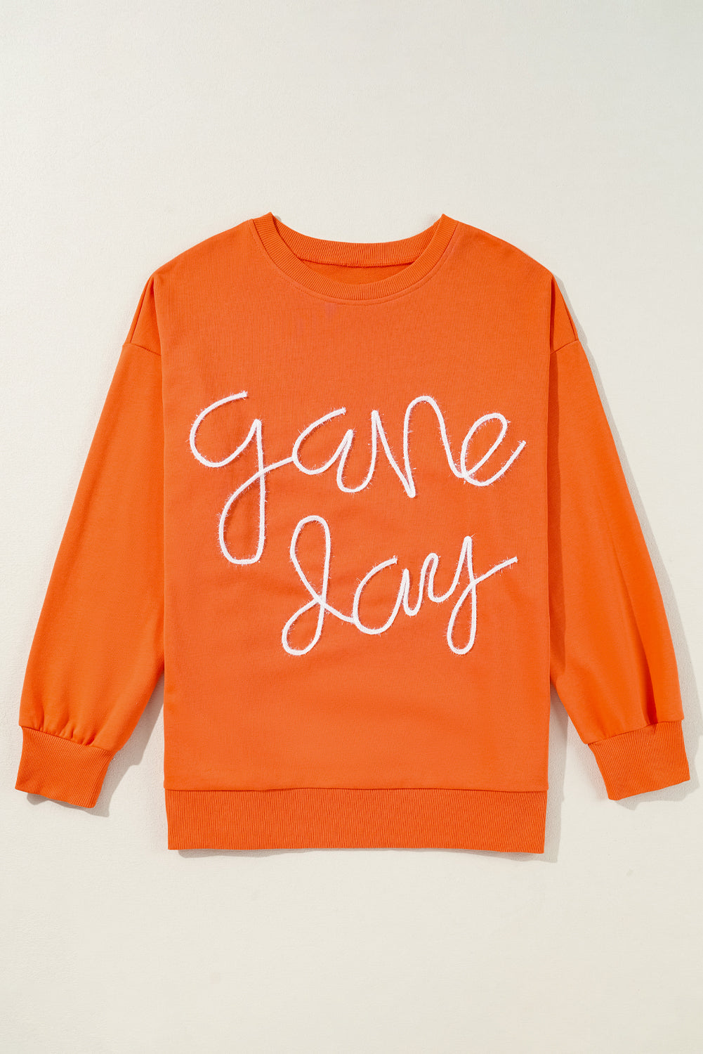 Tinsel Game Day Drop Shoulder Graphic Sweatshirt