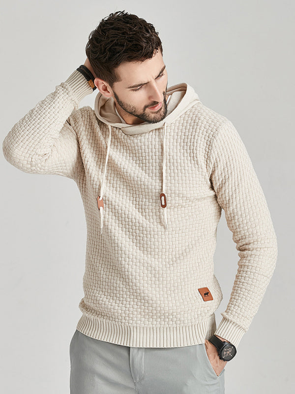 Men's Hooded Pullover Knitwear Sports Sweater