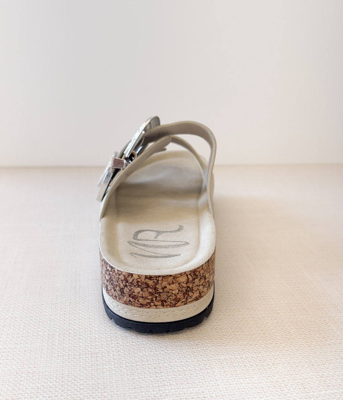 Mickie Western Slides in Cream - Limited Stock